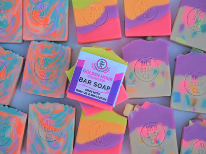 Barre de savon coucher de soleil